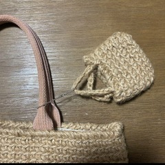 ハンドメイドかわいいバック新品の画像