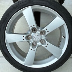 RX-8 純正ホイール+タイヤ　２本セットの画像