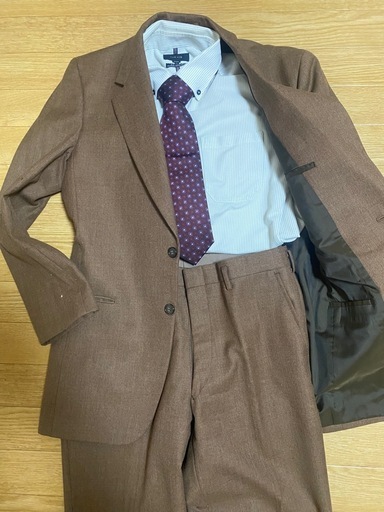【美品】日本製スーツ2着セット　