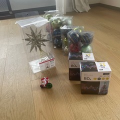 クリスマスツリーセットの画像