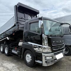 【お問い合わせ番号　 456-329】三菱ふそう　ダンプ 型式QKG-FV50VX 最大積載8,100kg　走行距離44万km 380PS 7速　2デフ　平成27年式　車検付きの画像