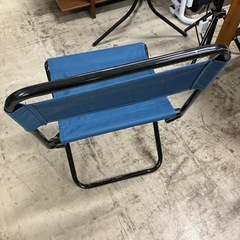 I2510-316 upland 折りたたみアウトドアチェア ネイビー 中古の画像