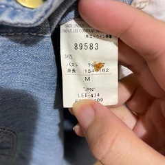 Lee デニムワンピース　レディースMの画像