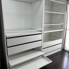 IKEA パックスのシューズシェルフのみ2個　靴棚　PAX DIYの画像