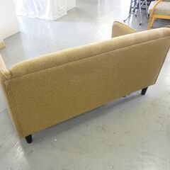 T-019 リサイクル品 布製ソファー W1250mm 座面汚れありの画像