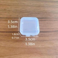 半透明 プラスチック 小物入れ 小分けケース 20個セットの画像