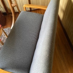 三重県引き取り限定　
ソファー2人　グレー　中古品　三重県引き取り限定の為安く出品の画像