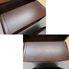 3サイズ キューブラック ミドルブラウン 3点セット オープンラック 飾り棚 収納棚 長方形 西岡店の画像