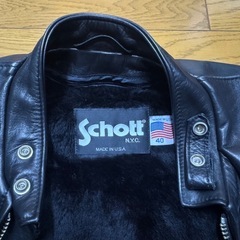 Schott シングルライダースジャケットの画像