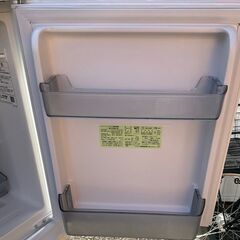 【RKGRE-582】特価！シャープ/152L 2ドア冷凍冷蔵庫/どっちもドア/SJ-D15H-W/中古品/2021年製/店頭引取推奨商品/弊社近隣配達も可の画像