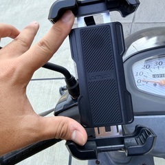 スマホホルダー　バイク自転車設置可能の画像
