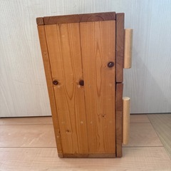 木製冷蔵庫　おままごと　の画像