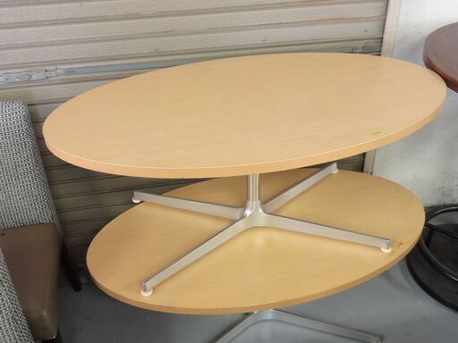 T-020 リサイクル品 楕円センターテーブル アウトレット W1100 在庫2点