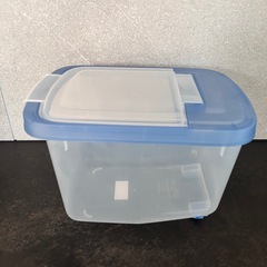 透明 プラスチック 米びつ 5kgの画像