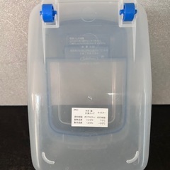 透明 プラスチック 米びつ 5kgの画像