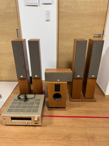 YAMAHA / ONKYO】ホームシアターセット DSP-AX457 ＋ スピーカー6点 