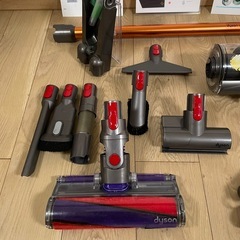 ダイソン　③ V10SV12 ２タイプヘッドから選択式　純正高容量バッテリー装着　新品交換用フィルター付属　パーツフルセットの画像