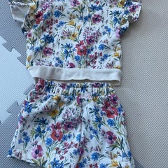 子供服baby GAP 花柄上下セットアップ 18-24ヶ月　80センチの画像