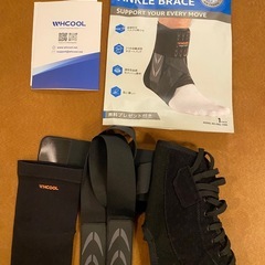 VIHCOOL 足首用サポーター 自動成型パッド付き　捻挫　プレゼント付きの画像