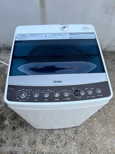 【完全分解洗浄✨】Haier 洗濯機 5.5kg 2018年製