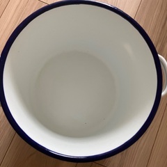 【差し上げます】蓋付き　ホーローバケツの画像