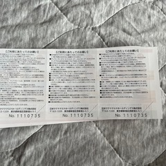 マクドナルド株主優待券　6枚綴　1冊の画像
