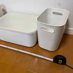 無印良品　やわらかポリエチレンボックス　3点　衣類ケース　収納ボックス　小物収納キッチン収納　MUJIの画像