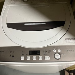 シャープ 6kg 洗濯機 2020製の画像