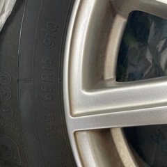受け渡し予定済み。15インチスダットレスホイールの画像