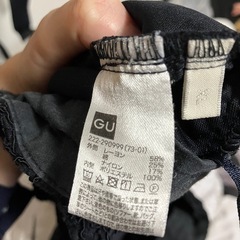 　gu レースタイトスカート の画像