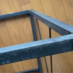 ガラステーブル　ブラックの画像