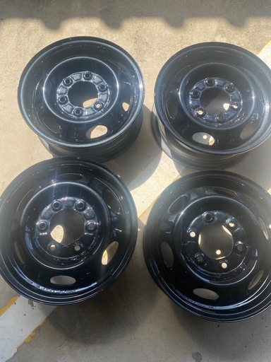 日産キャラバン純正ホイール 3コートパールウレタン塗装品 4本