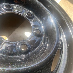 日産キャラバン純正ホイール 3コートパールウレタン塗装品 4本の画像
