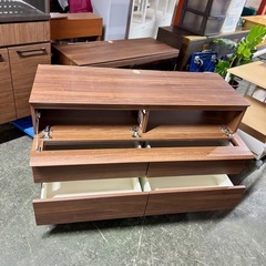 A1646🌟配送♻️設置可能‼️リビングボード収納テレビボード幅120cm🌟の画像