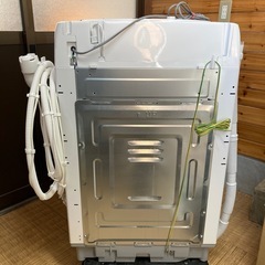 SHARP/シャープ ES-GV8C-S 全自動電気洗濯機 8kg 2019年製 ふろ水ポンプ付属 通電OK 動作品 A031の画像