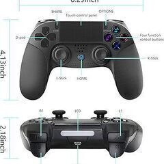 ワイヤレスゲームコントローラー 日本語説明書 ダブルショックゲーム ジョイスティックコントローラー USBケーブル付き Sony P4 P3用 パソコン用　まとめ買い歓迎　卸ます　アマゾン引き上げ商品　倒産品　ネット商材　卸ます　転売　アマゾン引き上げ商品　卸し　問屋　倒産品　転売OK　ネット商材　アマゾン　商品　景品の画像