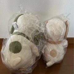 新品！
スヌーピー ふわふわ BIGぬいぐるみLぬいぐるみ ラテカラー カフェラテ　オータムスヌーピー の画像