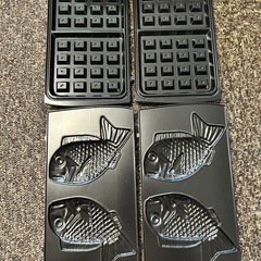 超美品♥️3役！ホットサンドメーカー、たい焼き、ワッフル、パーティーの画像