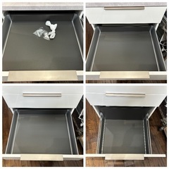 ★北九州、福岡市周辺配送　パモウナ製レンジボード幅60cm💳自社配送時🌟代引き可💳※現金、クレジット、スマホ決済対応※   【配達は要決済前問い合わせ】の画像