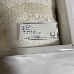 未開封　chikazawa 近沢　レース　タオル　（0）の画像