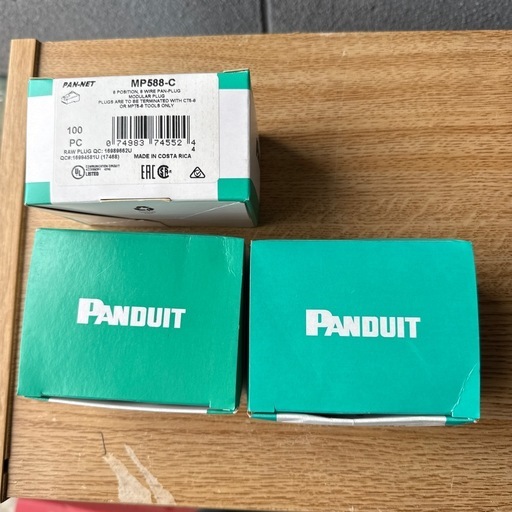 【5箱】PANDUIT　MP588-C　500個 Panduit MP588-C Modular Plug (Pack of 100) : : Electronics \u0026  Photo