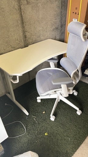 美品　ニトリ ゲーミングデスク　チェア　セット
