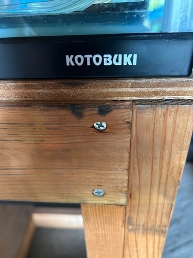 120cm水槽(kotobuki)、フタ、水槽台、ライト、セット