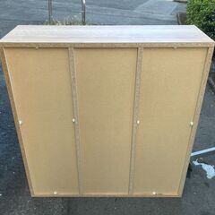 【リサイクルショップどりーむ天保山店】No.4463 棚 収納家具 木製 ９か所収納の画像