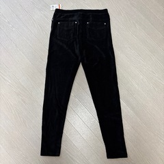 新品未使用 グンゼ スキニーパンツ M-L 黒 レディース ウエストゴム の画像