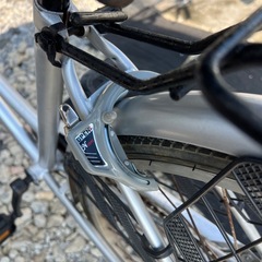 26インチ　ギア付きママチャリ🚲　自家塗装あり！見た目を気にしない人向けかな？😅の画像