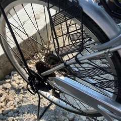 26インチ　ギア付きママチャリ🚲　自家塗装あり！見た目を気にしない人向けかな？😅の画像