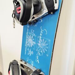 スノーボード　ビンディング付きの画像