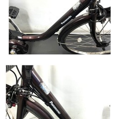 1年保証 送料無料　パナソニック　ビビスタイル　26インチ　電動アシスト自転車　g115の画像