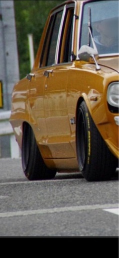 ハコスカGT 純正ホイールワイド加工品

